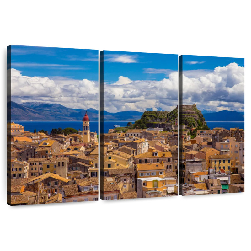 Nicci Corfu Cityscape, H 32 po x l 50 po