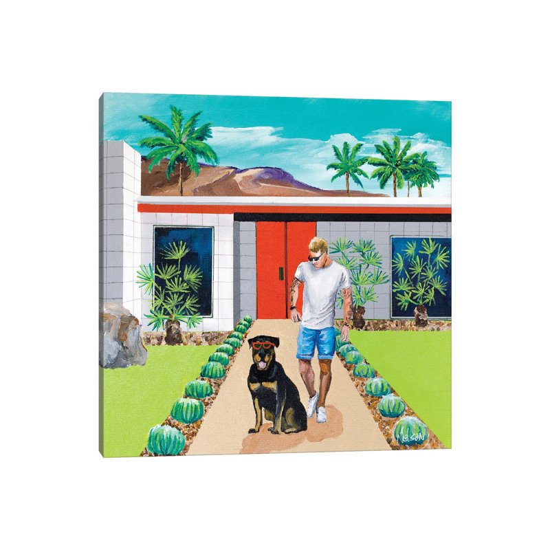 James 1 Piece Wrapped Canvas Painting, 66.04 cm H x 66.04 cm W x 3.175 cm D