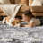 Modern Abstract Area Rug Non Slip Washable Rugs for Living Room Bedroom-Gray-83201915-74968625