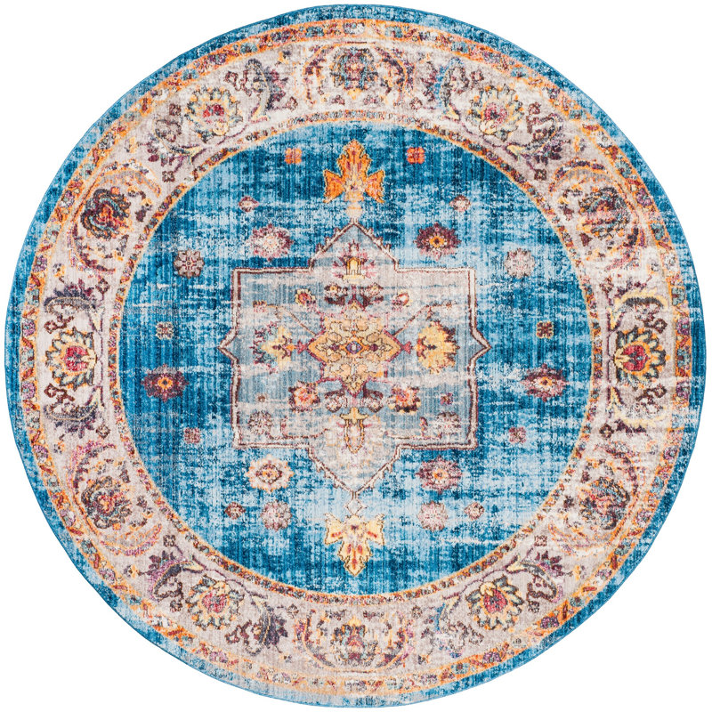 Ruwa Performance Oriental Rug, Round 7'