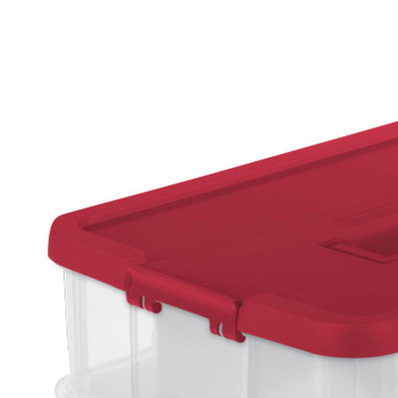 7.75" H x 10.75" W x 14.38" D Christmas Storage Set