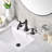 Signature Collection Two-Handle 6" to 10" Widespread Lavatory Bathroom Faucet with Drain Assembly - Oil Rubbed Bronze-6728229