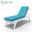 Coussin de chaise longue d'extérieur 4 po Wynee (1 pièce)-1050509192-1061878448