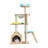4 Tiers Cat Tree with Condons,Perch,Scratching Posts