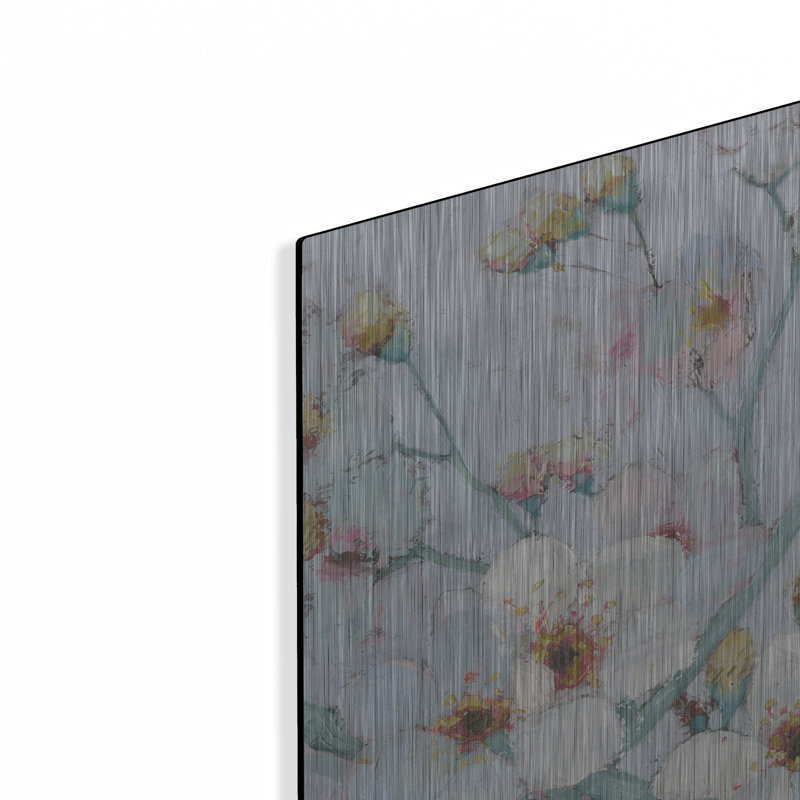 «Blossom Time» par Wellington Studio, art mural en métal, 36 po x 24 po, H 24 po x l 36 po