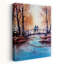 Impression romantique sur un paysage d'automne romantique-129707834