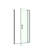 28-32"W X 72"H Left And Right Opening Universal Pivot Shower Door, Open Outside, With 1/4" And 5/16" Tempered Glass And Matted Black Finish