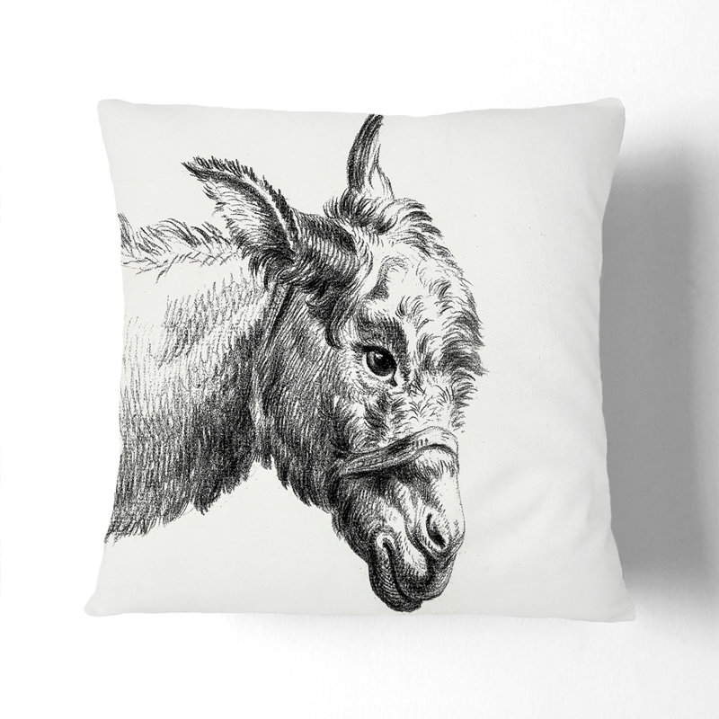 Square Cushion, Black, 55 x 55 cm