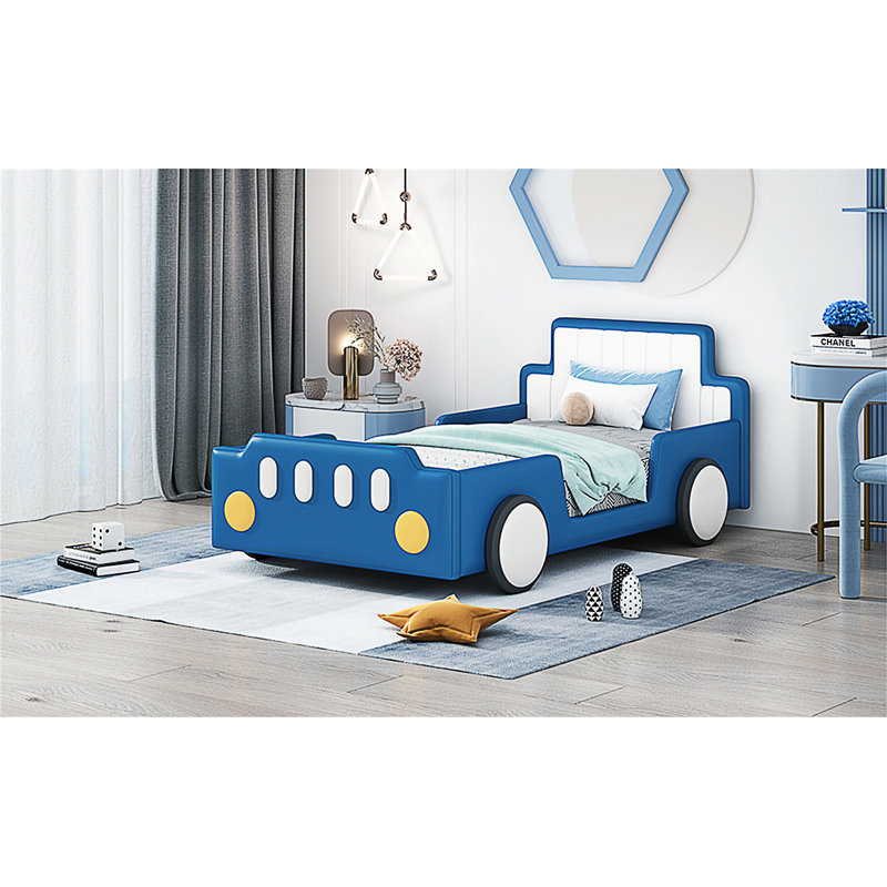 Lit plateforme simple avec roulettes