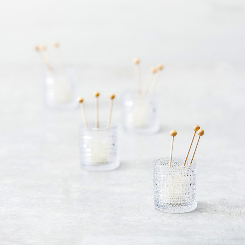 Jupiter Clear Shot Glass Cup 4oz