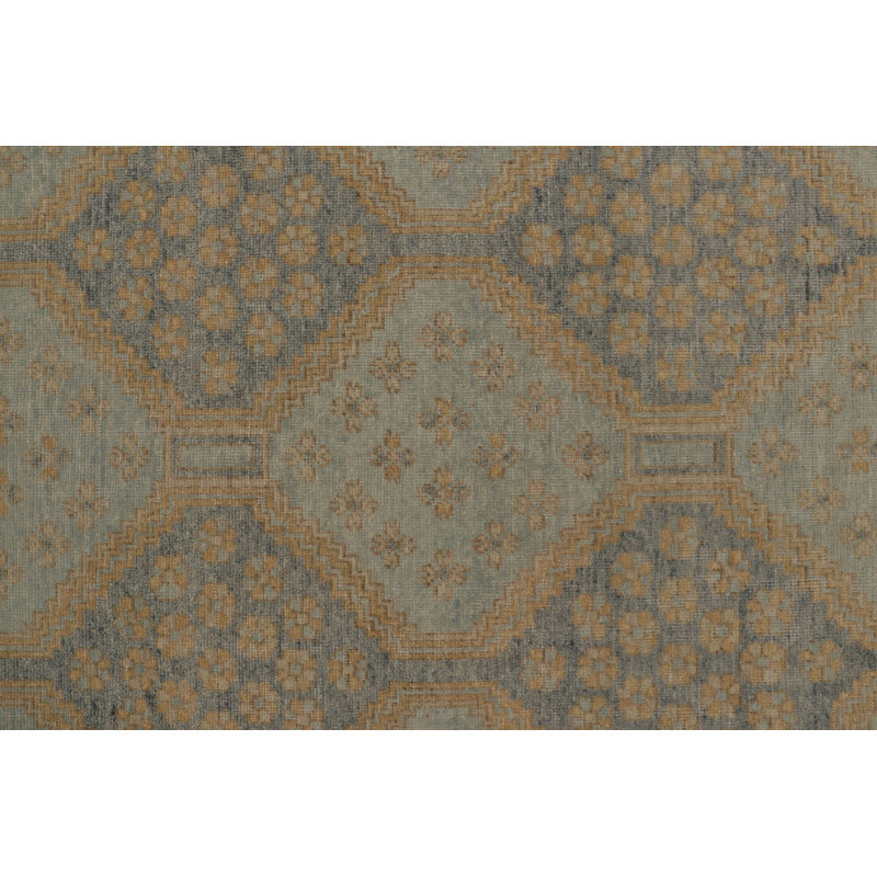 Distressed Homage Hand Knotted Wool Area Rug