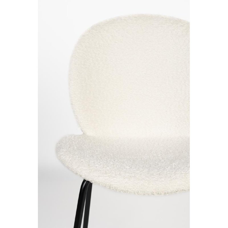 Chaises de salle à manger Bonnet (2), Blanc