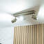 Benton IP44 Rated Bathroom 3 Way Bar Ceiling Light & Warm LED Bulbs-589495590-589851421