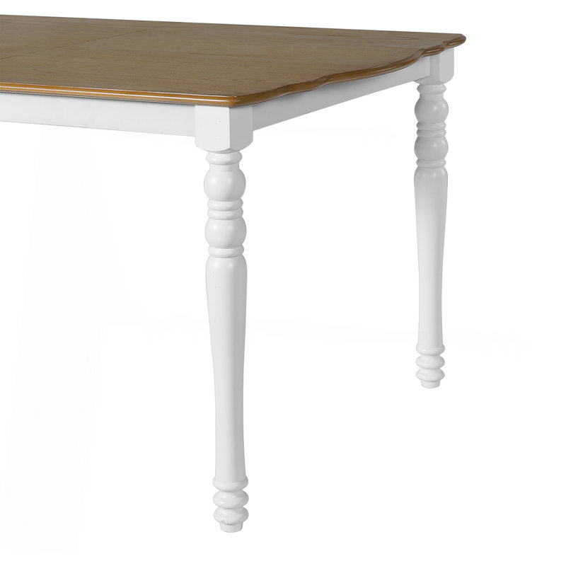 Ensemble de table de salle à manger 7 pièces, table de salle à manger en bois extensible de 60 à 78 pouces avec rallonge amovible, ensemble de table de cuisine avec 6 chaises d'appoint rembourrées, ensemble de table de salle à manger pour 6