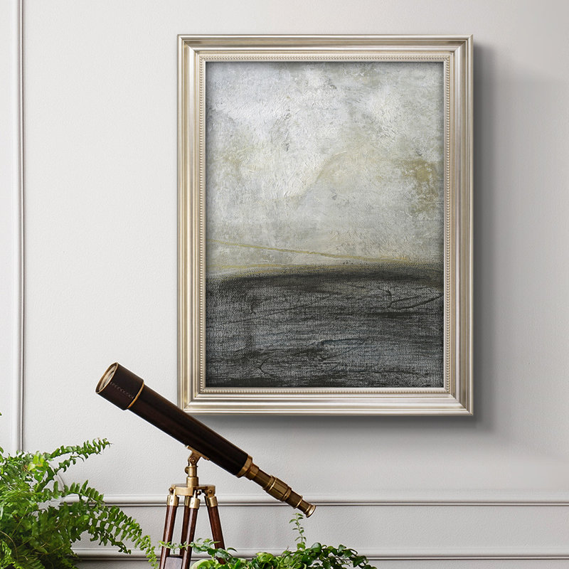 «Misty Landscape», reproduction sur toile encadrée, L 21 po x H 25 po