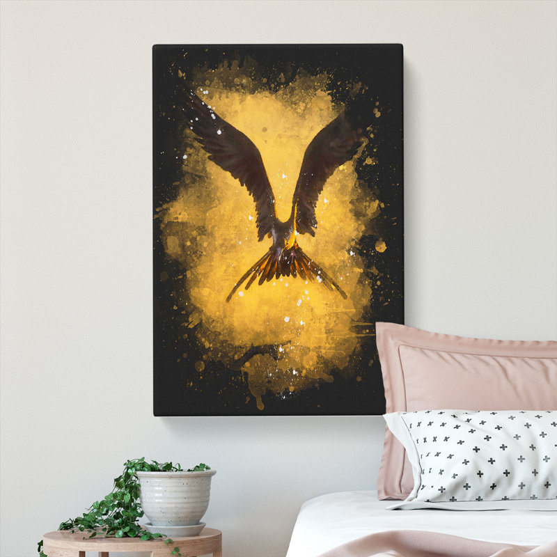 Bird in Flight - Wrapped Canvas, 60cm H x 40cm W x 3cm D