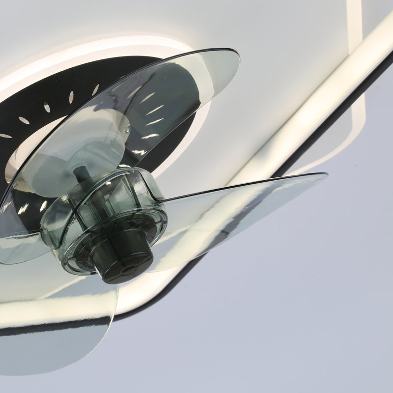 Ventilateur de plafond 20 "avec ensemble de lumières DEL, télécommande à intensité variable 3 couleurs et contrôle des applications