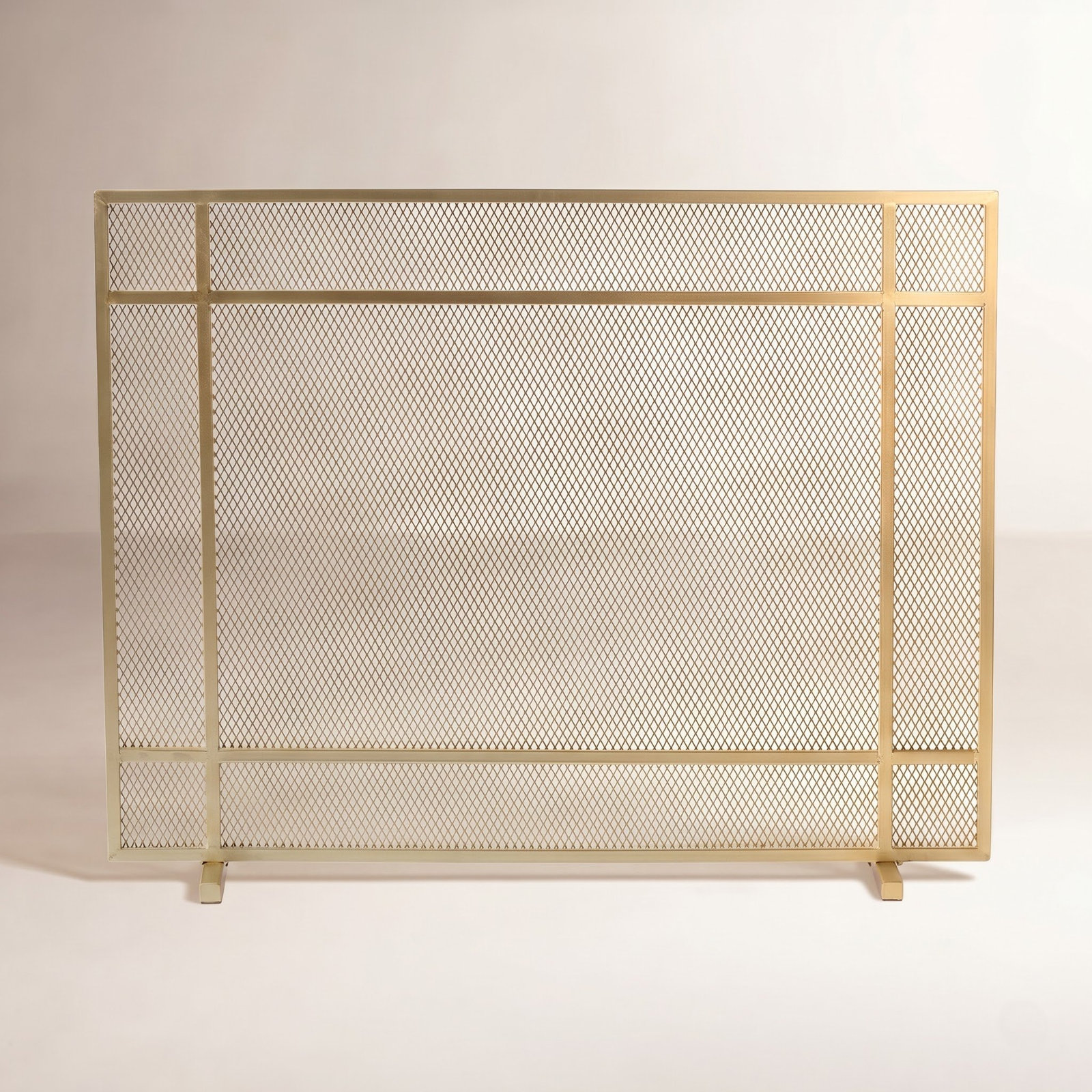 Erick Fireplace Screen, Gold