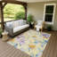 Tapis floral intérieur / extérieur lavable à la machine Millner ACN2262-716158134