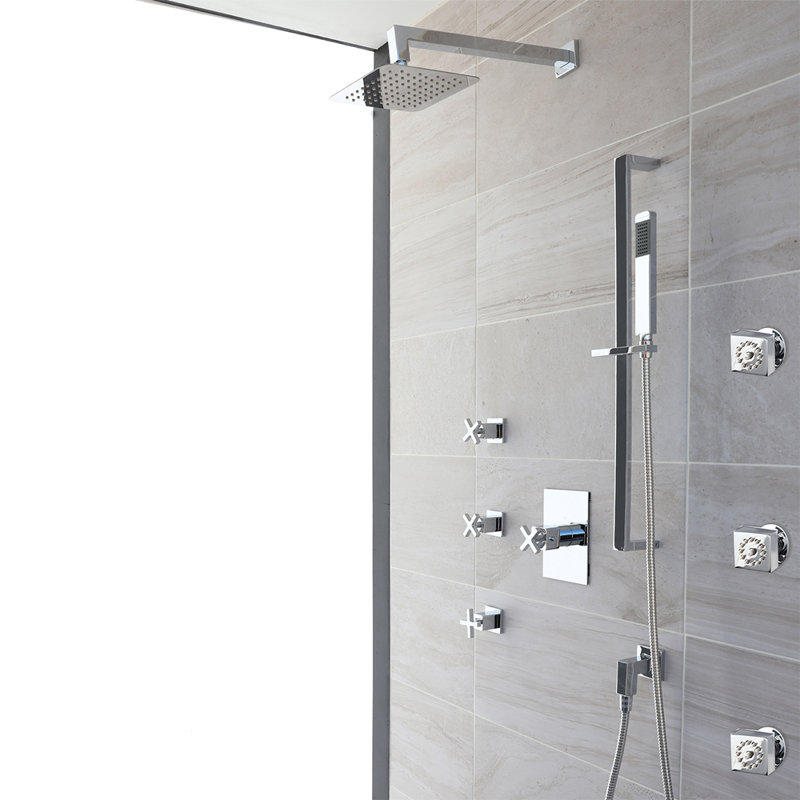 Eleganza 1861 Hand Held Shower Head, Polished Chrome