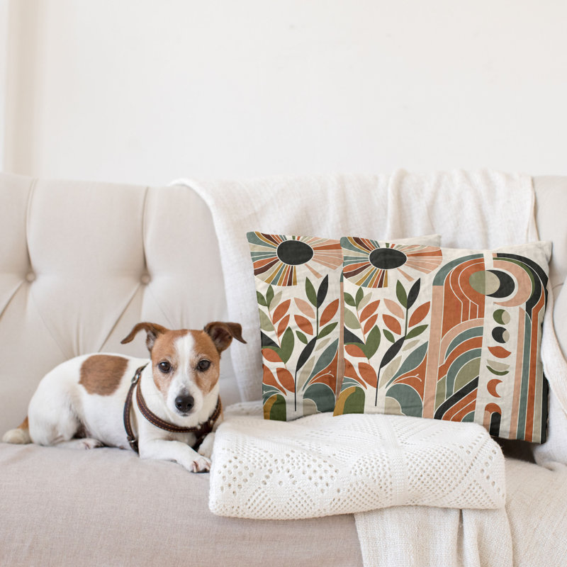 Reversible Pillow Cover, 16"H x 16"W