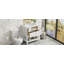 Ensemble de meuble-lavabo de salle de bain avec lavabo en céramique / meuble-lavabo simple avec 5 tiroirs-113435673
