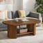 Pedestal Coffee Table with Storage