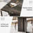 63'' Farmhouse Dining Table for 4-6 – Dark Gray-304968669