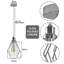 Galette 1 - Light Chrome Single Pendant