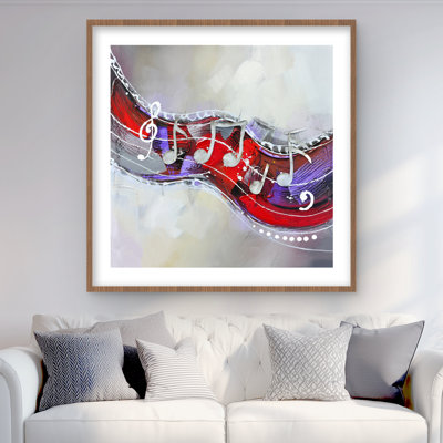 Symphony - Contemporary Framed Matted Print for Home Decor