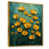 Toile avec cadre flottant or