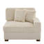 Upholstered Side Chair with Footstool-948402430