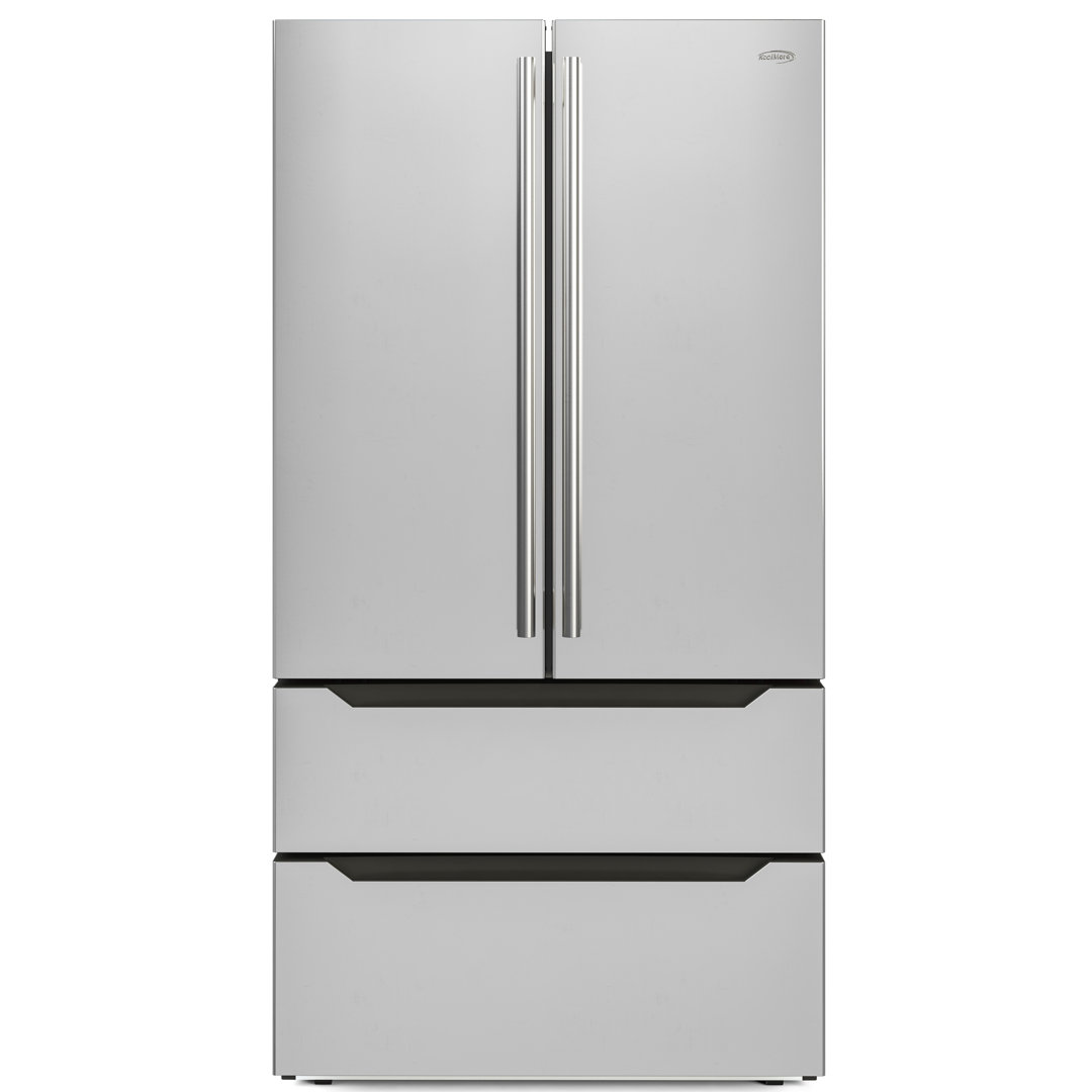 22.5 Cu. Ft. 4 Door French Refrigerator In Stainless Steel KoolMore