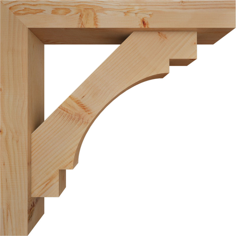 Support Merced Block avec support décalé, 30 x 30, Sapin Douglas de l 5 1/2 po (lisse)