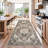 Rug Hallway - Washable Kitchen Vintage Stain Resistant Rugs Indoor Ultra-Thin Soft Floor Mat Non-Slip Rubber Backing Carpet for Bathroom Living Room Bedroom (Beige)-1986832143
