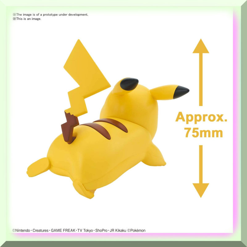 Pikachu Battle Spirits Model Kit 15 Parts