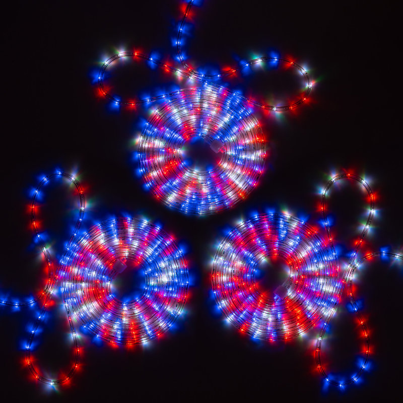 Guirlande de 50 lumières DEL multicolores imperméables 50 pi