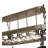 Neo Steel Handcrafted Oval Hanging Pot Rack