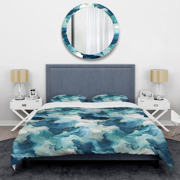 East Urban Home Augustina No Marble Duvet Cover Set | Wayfair