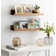 Tara 2 Piece Metal Floating Shelf