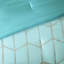 Literie double / grand à la mode avec motif de décoration métallique argenté-119384748-119384747