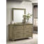Commode 6 tiroirs avec miroir