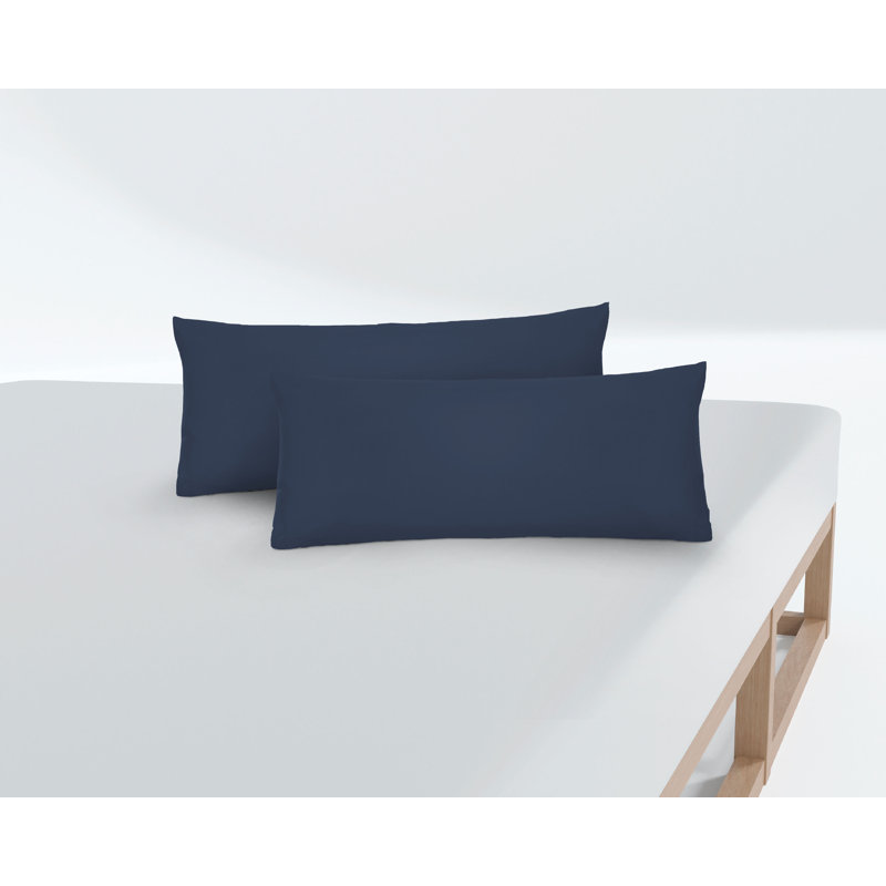 Rectangular Lumbar Cushion Cover, Titanium, 15cm H x 40cm W x 1cm D