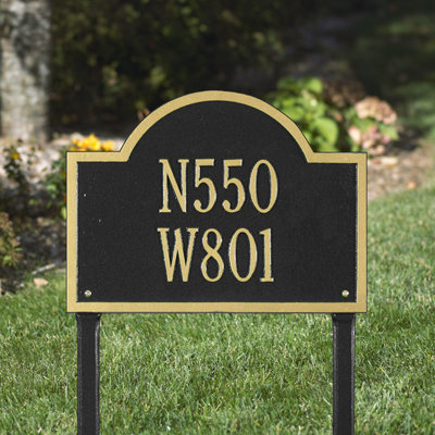 Arch Lawn Insert Plaque