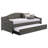 Tremont Grey Upholstered Twin Daybed With Trundle