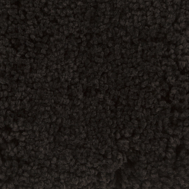 Tapis gris anthracite tissé à la main Bella, Rectangle 5 pi x 7 pi 6 po