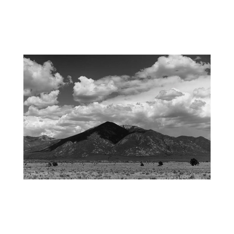 Taos Mountains by Bethany Young - Print on Canvas, Wrapped Canvas, 20.32cm H x 30.48cm W x 1.91cm D