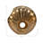 Flinn Metal Gold Novelty Haven Vase-333870227