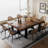 Rectangular Extendable Dining Table-1445540322