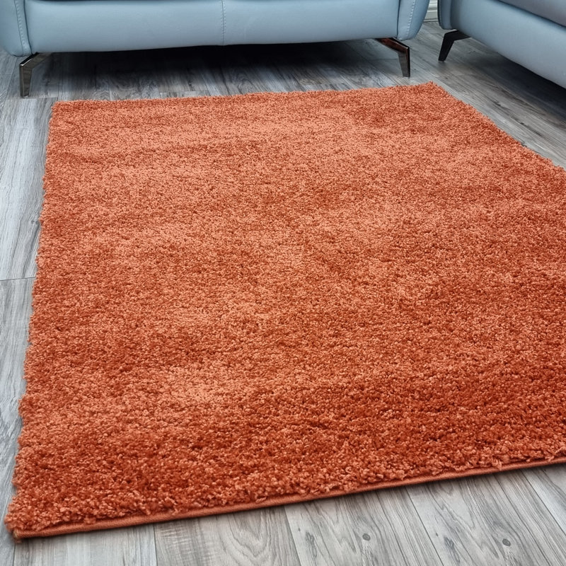 Krisalyn Solid Colour Shag Area Rug, Rectangle 160 x 230cm